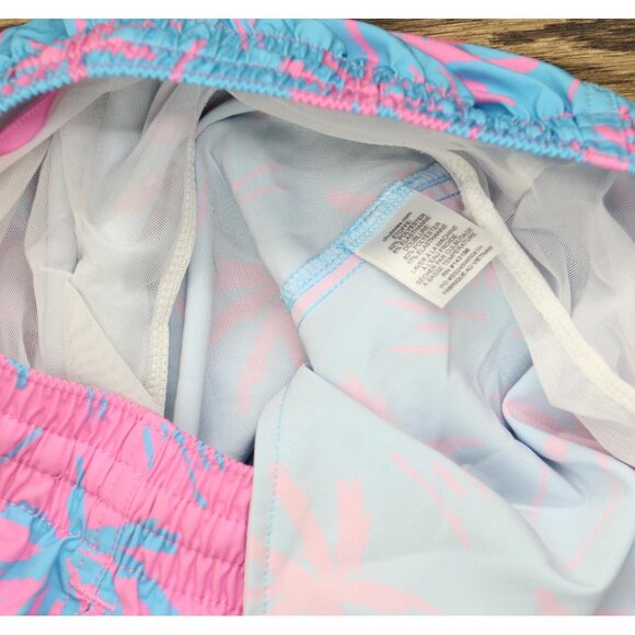 Chubbies of Prints 5.5" Classic Mesh Lined Swim Trunks Bright Blue / Pink L - Picture 4 of 8